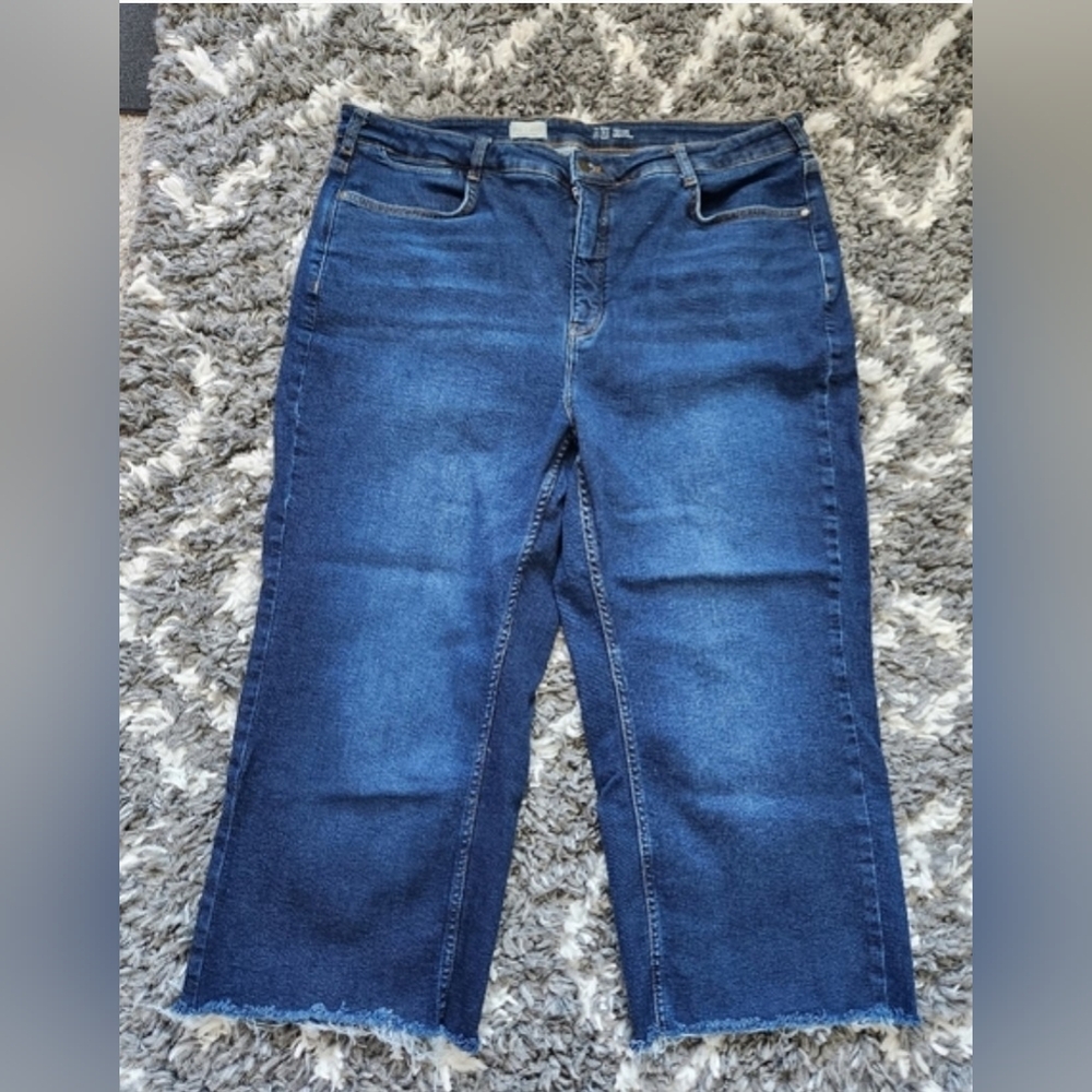 Plus-Size Womens Pilcro Cropped Jeans